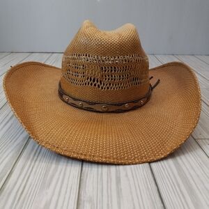 Western Baby Cowboy Straw Stone Hat